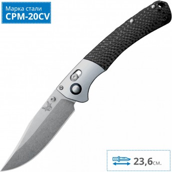 Нож CU15080-SS-20CV CROOKED RIVER